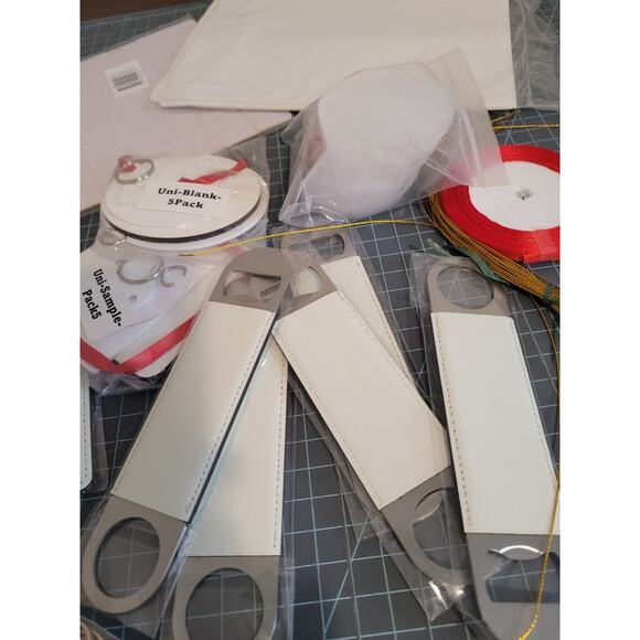 Craft Sublimation blank lot Bundle Keychain Bottle Opener ornaments - Picture 3 of 4